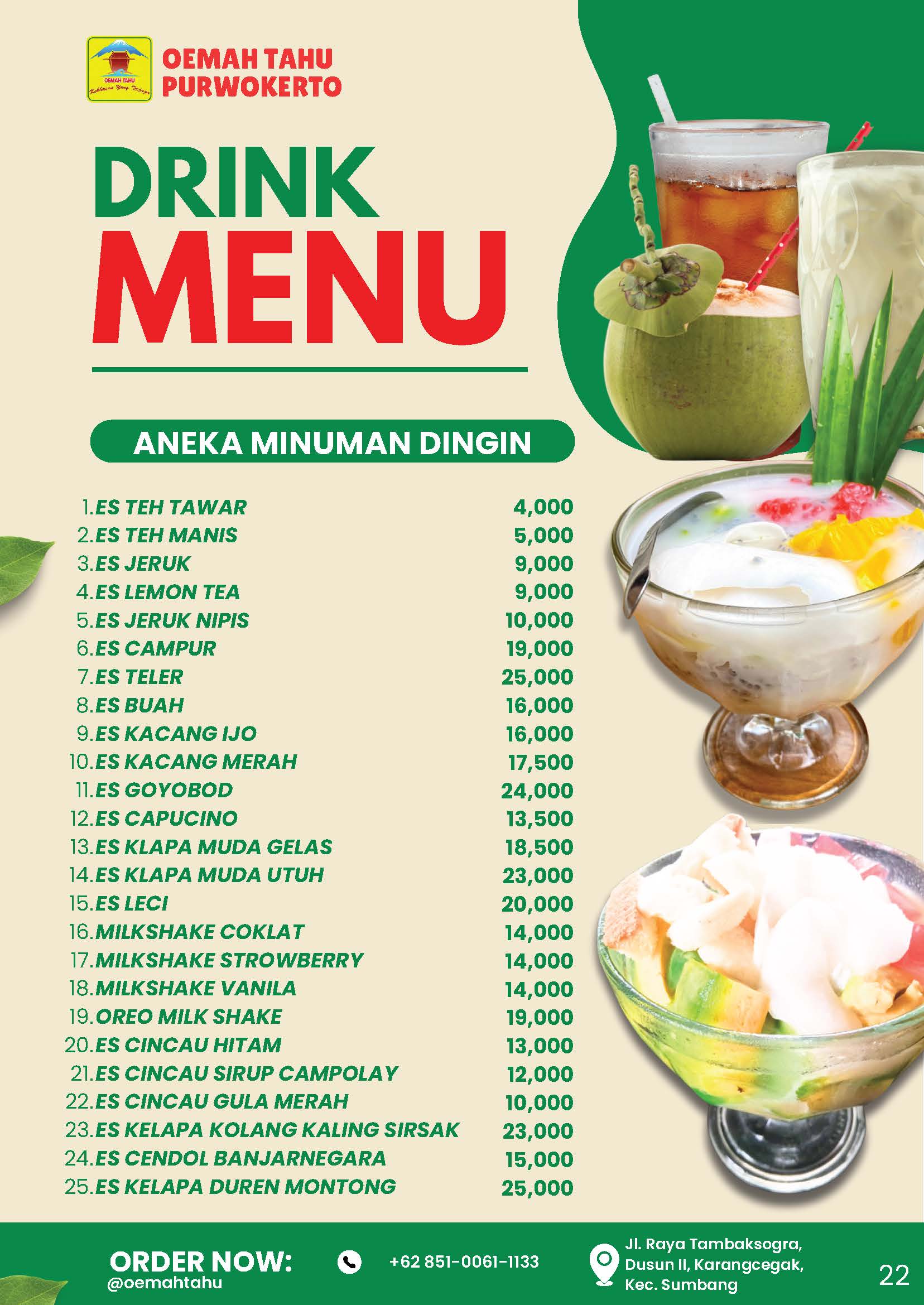 ANEKA MINUMAN DINGIN